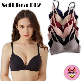 Soft Bra 012 ⚡️SALE⚡️บราไร้ขอบไร้โครงเพื่อสุขภาพ SOFT BRA งานสวยเนียนเฉียบ [ladywearrr]