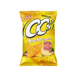 CC’s Nacho Cheese 175gซีซีแผ่นข้าวโพดทอดกรอบนาโชชีส 175กรัม