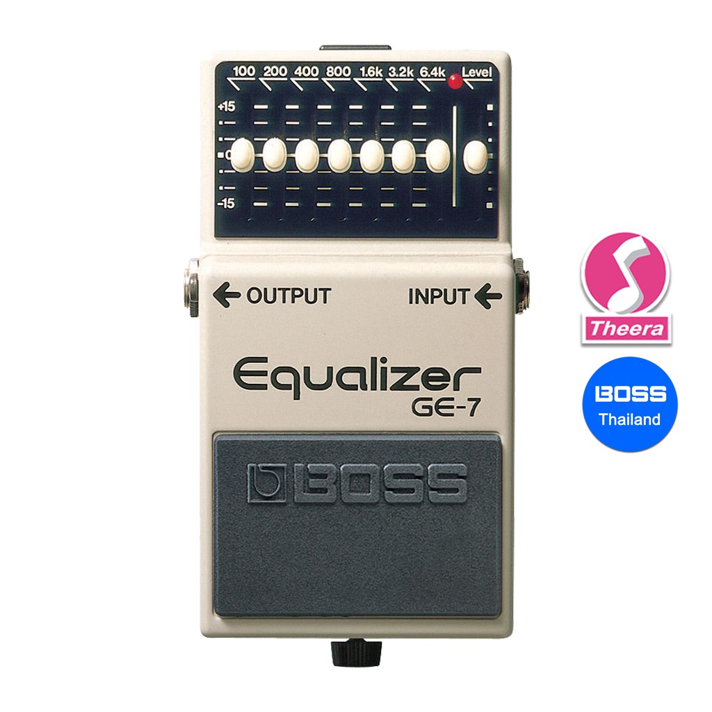 BOSS GE-7 GRAPHIC EQUALIZER เอฟเฟ็กต์กีตาร์ BOSS รับประกันจากศูนย์ตัวแทนประเทศไทย