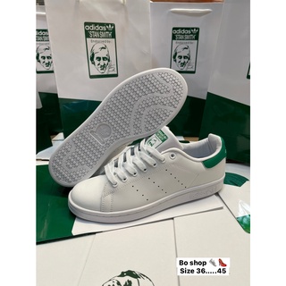 Adidas stan smith รองเท้าผ้าใบผูกเชือก พร้อมกล่อง