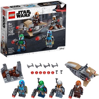 LEGO Star Wars Mandalorian Battle Pack 75267 Mandalorian Shock Troopers and Speeder Bike Building Kit