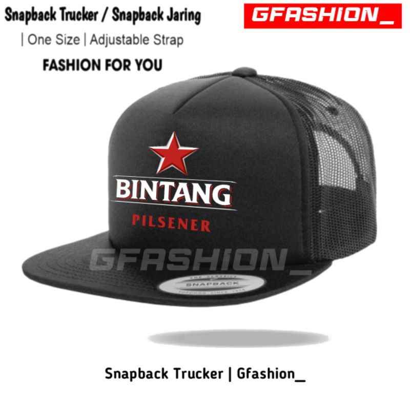 STAR PILSENER BEER HAT MESH SNAPBACK/ TRUCKER SNAPBACK HAT