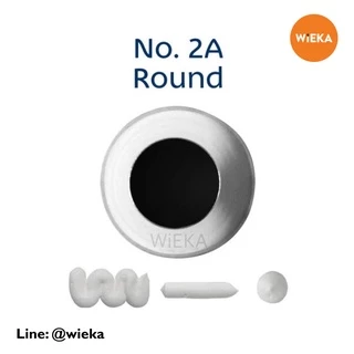 หัวบีบกลม # 000-12/1A /2A Round Tips หัวบีบเกาหลี สำหรับเขียนตัวหนังสือ วาดเส้น ทำเกสรดอกไม้ ลายคม ครบทุกเบอร์