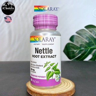 สารสกัดจากรากตำแย Solaray® Nettle Root Extract 300 mg 60 VegCaps รากเน็ทเทิ่ลสกัด