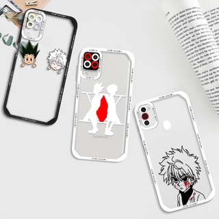 เคสโทรศัพท์มือถือ ซิลิโคนนุ่ม ลายอะนิเมะ HunterxHunter พร้อมสายคล้อง สําหรับ Samsung A12 A21S A32 4G A52S A53 5G A72 S22 Plus