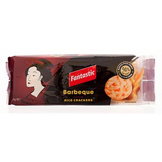 แฟนทัสติกข้าวอบกรอบรสบาร์บีคิว 100กรัม Fantasik Rice Cracker BBQ Flavor 100g.