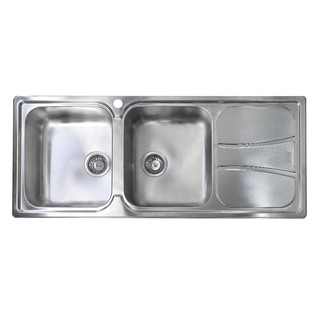 SINK BUILT 2 BOWL 1 DRAIN FRANKE ZTX 621 ซิงค์ฝัง 2หลุม 1ที่พัก FRANKE ZTX 621 อ่างล้างจานฝัง อ่างล้างจานและอุปกรณ์ ห้อง