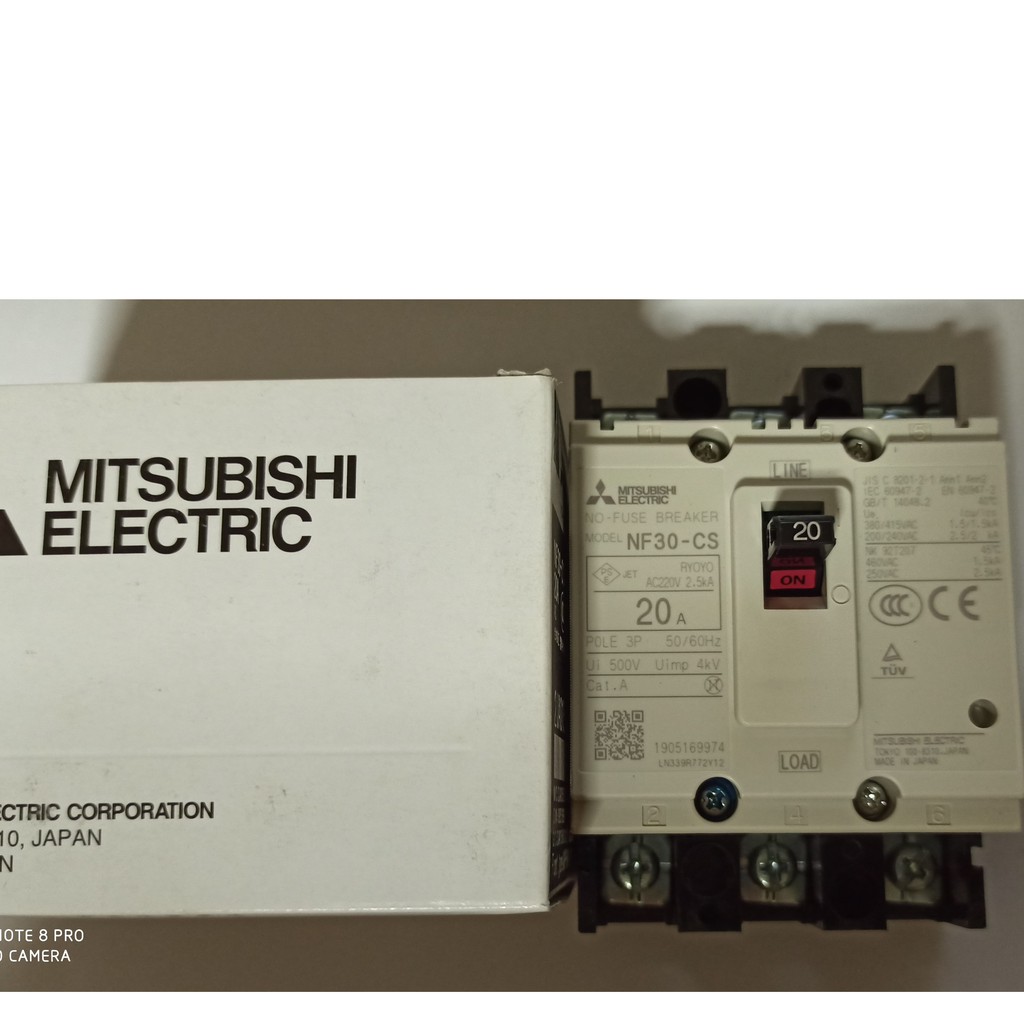 BREAKER MITSUBISHI ELECTRIC NF30-CS 3P 20A