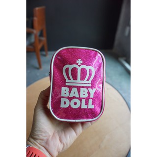 กระเป๋าซิบใส่ของจุ๊กจิ๊กBaby Doll  แท้ มือสอง มีตำหนิ สินค้าจากญี่ปุ่น