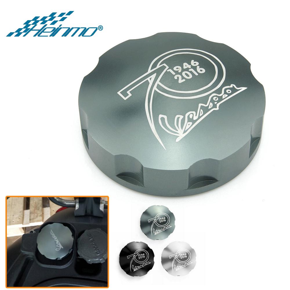 ฝาครอบถังน้ำมันเชื้อเพลิงสำหรับ Universal Fuel Filler Cap Vespa Gts300 Gtv Lx Sprint 125 150 250 300 300ie