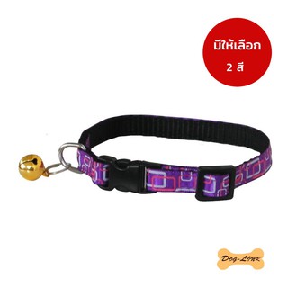 Dog-Link ปลอกคอลายกราฟฟิค 10 mm