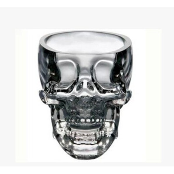 แก้วช็อทเล็ก หัวกะโหลกใส Crystal Head Shot Glass (มี 4 ขนาด 50-80-150-350-700 ml.)