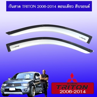 กันสาด Triton 2006-2014 ตอนเดียว,แคป,4ประตู สีบรอนด์