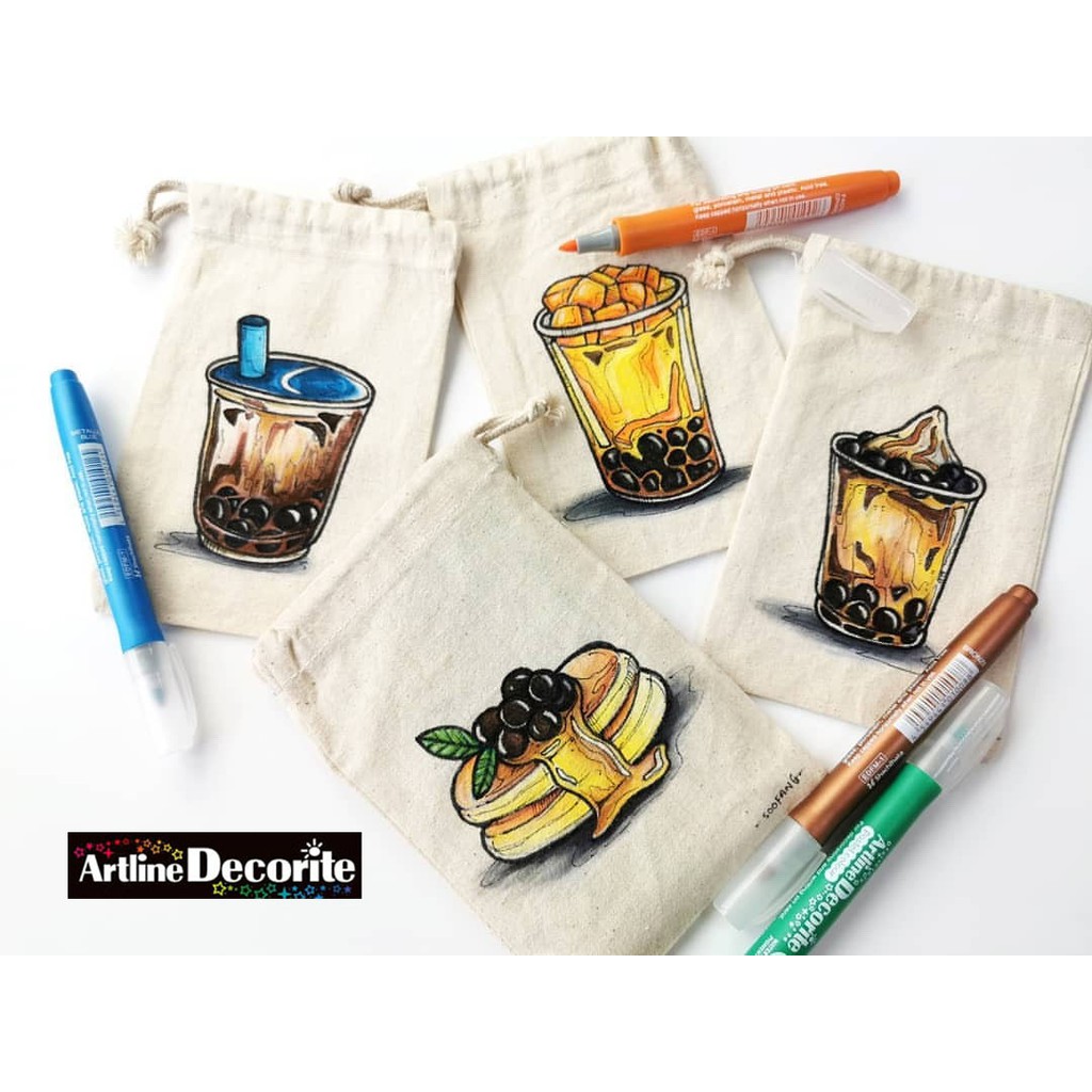 ปากกามาร์กเกอร์เขียนตกแต่ง ARTLINE DECORITE ขนาด 1.0 มม EDF-1
