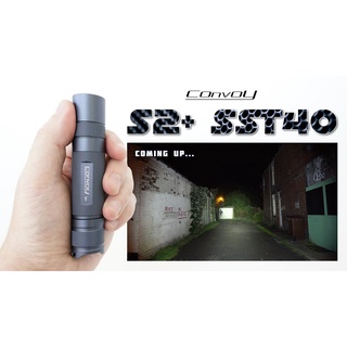 ไฟฉายแรงสูง LED Convoy รุ่น S2+ หลอด sst40  6500k แสงขาว