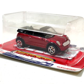 รถเหล็ก Majorette รถมินิคูเปอร์ สีแดง หลังคาเปิดประทุน Mini Cooper Red