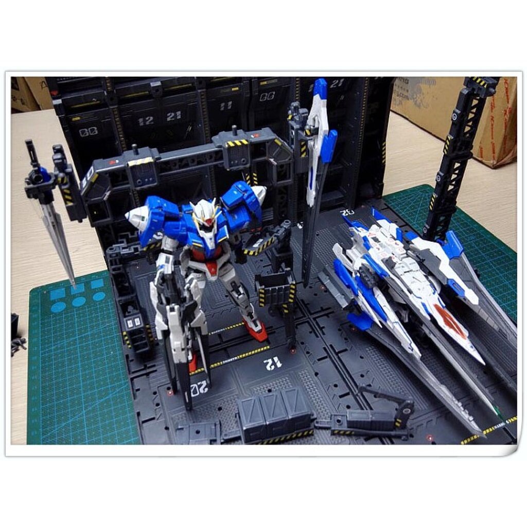 CG Machine Nest Gundam Gunpla โรงเก็บกันดั้ม ฐานกันดั้ม กันพลา SET 1 (ABFG) - รูปที่ 6