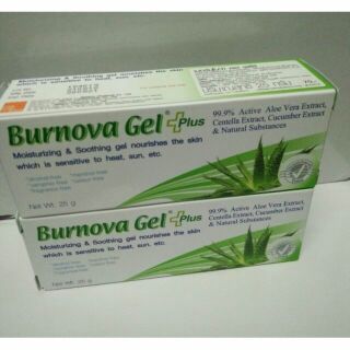 เบอร์โนว่า เจล พลัส 25 กรัม Burnova gel plus เจลว่านหางจระเข้