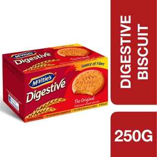 McVities Digestive The Original Biscuit 250g ++ แมคไวตี้ส์ ไดเจสทีฟ ดิ ออริจินอล บิสกิต 250 กรัม