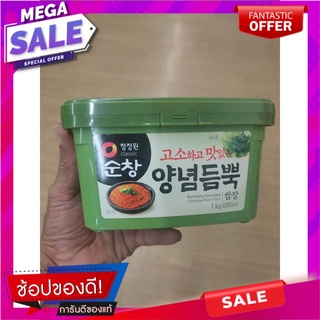 ชองจองวอน ซัมจัง น้ำจิ้มพริกเกาหลี 1 กิโลกรัม Chungjeongwon, samjang, Korean chili sauce 1 kg.