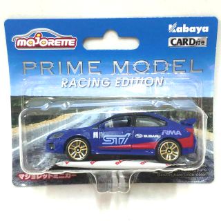 รถเหล็ก Majorette ซูบารุ สีน้ำเงิน สายฝุ่น Subaru WRX STI RMA Racing Cars