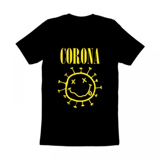 [S-5XL]GILDAN เสื้อยืด พิมพ์ลายหน้ายิ้ม Covid 19 สําหรับผู้ชาย และผู้หญิง