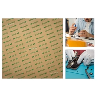 เทปกาวสองหน้าแบบบาง 3M 300LSE โปร่งใส ขนาด 20 x 20 ซม. สำหรับงานซ่อมมือถือ แท็บเล็ต และกล้อง