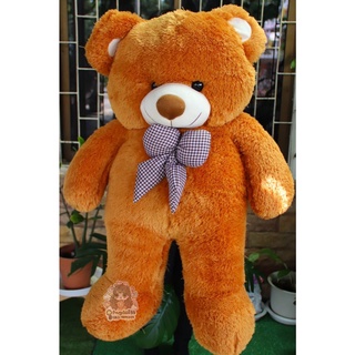 ตุ๊กตาหมีขนปุย ตัวใหญ่ขนาด 110 cm. ราคาถูกมาก‼️(มีเก็บเงินปลายทาง)