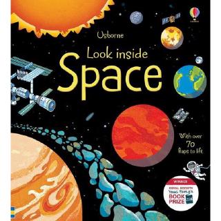 DKTODAY หนังสือ USBORNE LOOK INSIDE SPACE (AGE5+)