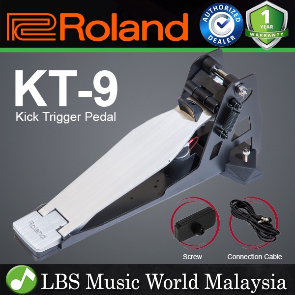 Roland KT-9 Kick Trigger Pedal Pad พร้อม Link Merchanism ที่เงียบสงบเป็นพิเศษ (KT9 KT 9)