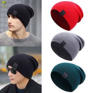 3D Men Women Winter Beanies Cap Outdoor Bonnet Skiing Hat Soft Knitted Hat