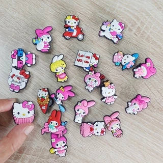 ตัวติดรองเท้า Pvc ตัวการ์ตูนสำหรับตกแต่ง Diy รองเท้าหัวโต ติดง่าย น่ารัก
