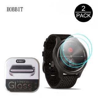 กระจกนิรภัยกันรอยขีดข่วน 9 h 2 แพ็คสําหรับ garmin move style luxe hd