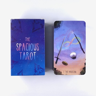 The Spacious Tarot Divination Tarot Decks การ์ดเกมสําหรับครอบครัวปาร์ตี้