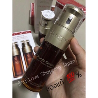 มารอบใหม่ แท้ 💯% เซรั่ม 50ml. CLARINS DOUBLE SERUM Hydric+Lipidic System เซรั่มบำรุงผิวหน้า 50ml. พร้อมส่ง 💗