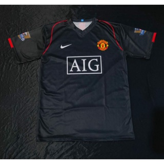 เสื้อกีฬาแขนสั้น ลายทีม Jersey MU UTD 2007