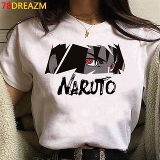 เสื้อยืดวินเทจเสื้อยืด พิมพ์ลาย Naruto Ske แฟชั่นฤดูร้อน สําหรับผู้หญิงS-5XL