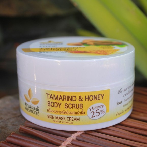 ครีมมะขามพอกผิวผสมน้ำผึ้งพรีเมี่ยม 120 g แม่แสงดี