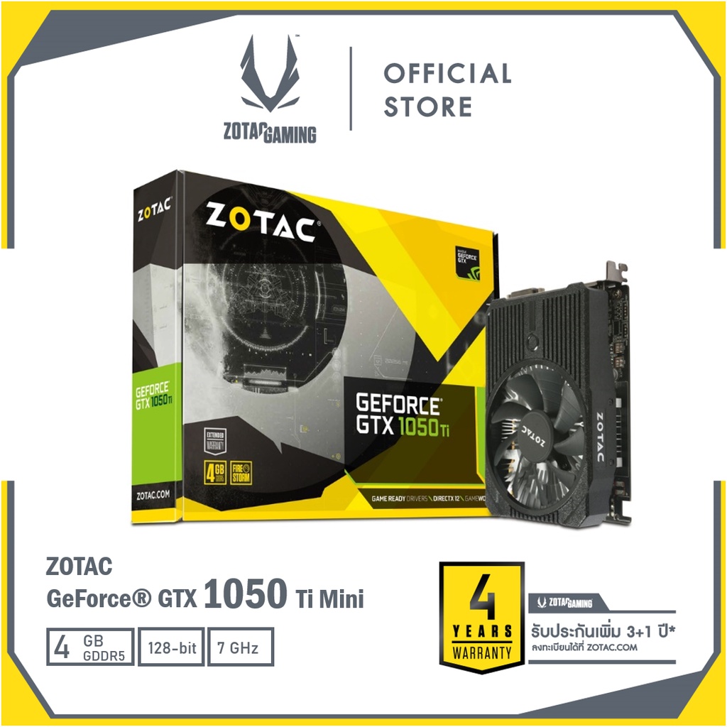 ZOTAC GeForce® GTX 1050 Ti Mini