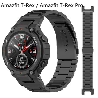 สายนาฬิกาข้อมือสแตนเลสโลหะสําหรับ Amazfit T-Rex Pro / T-Rex