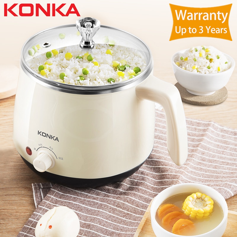 KONKA 220V Mini Multifunction Electric Cooking Machine Single/Double Layer  Available Hot Pot Multi Electric Rice Cooker - bx3rzo5mv7 - ThaiPick