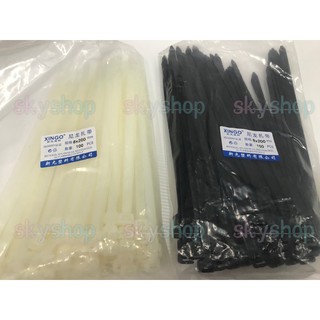 เคเบิ้ลไทร์ แบบหนา 8*200mm. ยาว7.8นิ้ว 100pcs