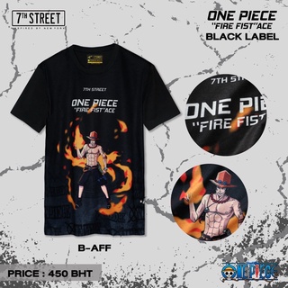 เสื้อยืดแขนสั้น รู่น ACE FIRE FIST(Black Label Collections) ของแท้ 100%