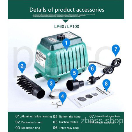 ปั้มลม แรงดีเสียงเงียบ Resun LP-60 Resun LP-100 ปั๊มลมโรตารี่ Resun Lp-100 เสียงเงียบ แรงดี-สินค้ามี