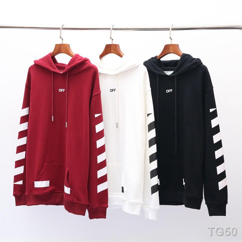 ◄❡OFF WHITE  white red black arrow sweater hoodie