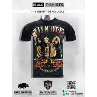 เสื้อยืดNTS รุ่น ROC-GUNS N ROSE