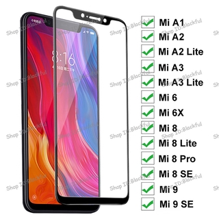 ฟิล์มกระจกแบบเต็มจอกันรอยหน้าจอสําหรับ Full Cover Tempered Glass For Xiaomi Poco X3 NFC xiaomi 10T 10T PRO MAX3 NOTE10 LITE MIX3 MI10 PRO MiA2 Lite Mi5X Mi6X Screen Protector For Xiaomi Mi8 SE Mi8 Pro Mi8 Lite Mi9 CC9 Glass Film