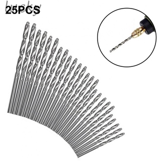 Drill Bit 0.5mm-3mm 25Pcs Durable HSS Micro Mini Low Cutting Resistance