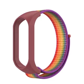 สายไนลอนสำหรับ Xiaomi Mi Band 7 Breathable Sports Bracelet