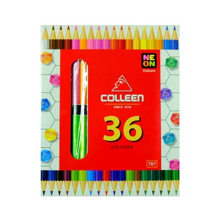 สีไม้ยาว 2หัว 36 สี ตรา Colleen No.787 Coloured Pencils